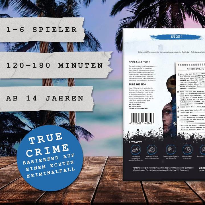 Produktbild 4Brain Games The Unknown 2 - Blutrote See - Krimispiel (Deutsch)