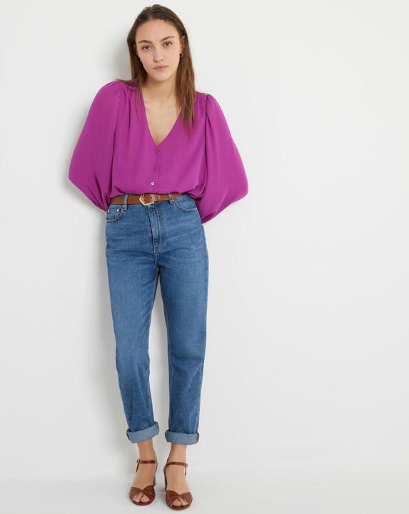 Produktbild La Redoute Collections Leder-Sandaletten mit mittelhohem Absatz (40)