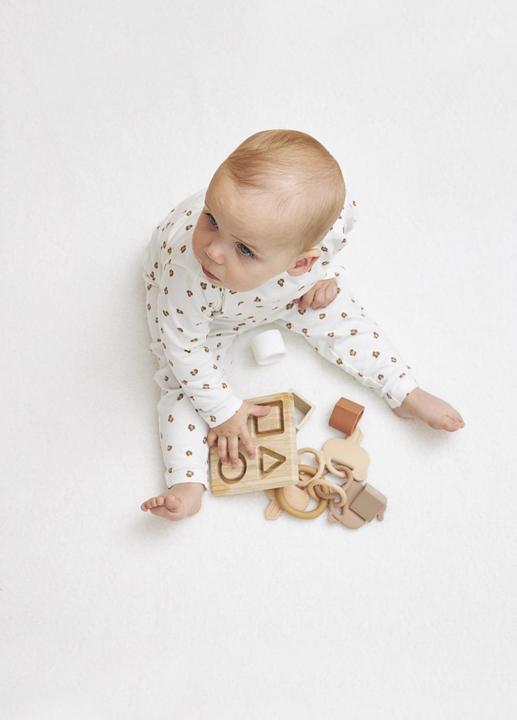 Produktbild Meyco pyjama Mini Panther offwhite mt 110/116 (110)