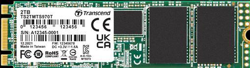 Actual product image Transcend MTS970T 512 GB Internal M.2 SATA SSD 2280 SATA III Retail TS512GMTS970T (512 GB, M.2 2280)