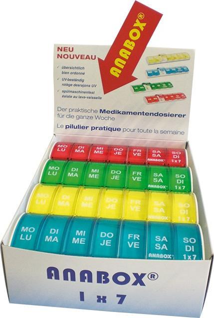 Anabox Display Medidispenser 7 Tage (12Stk)