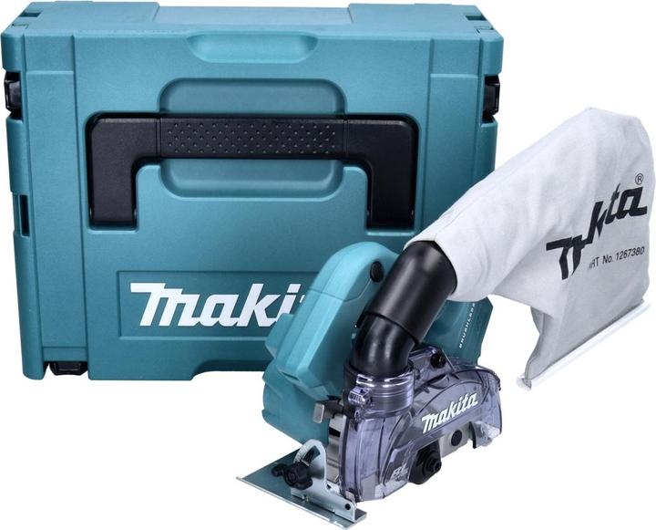 Productafbeelding Makita DCC 500 ZJ Accu Diamant doorslijper 18 V 125 mm Brushless + Makpac - zonder batterij, zonder lader