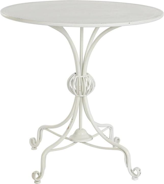 Actual product image DKD Home Decor Side table 81 x 81 x 81,5 cm Metal White