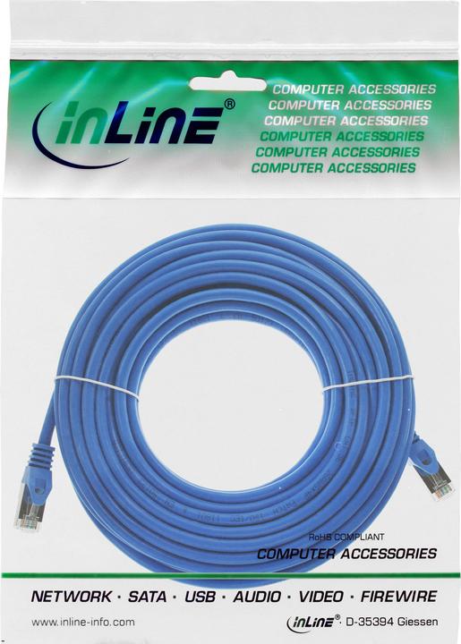 Image du produit InLine Câble de raccordement (S/FTP, CAT5e, 7.50 m)