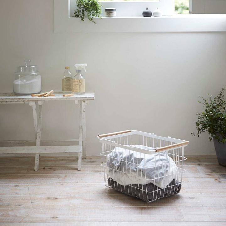 Image du produit Yamazaki Waschkorb klein - Tosca - Weiss (1100 l)