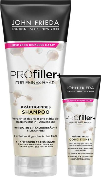Immagine prodotto John Frieda PROFiller+ - Shampoo e Mini-Conditioner Duo (250 ml, Shampoo liquido)