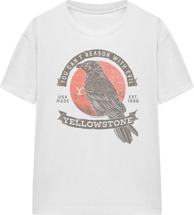 Immagine prodotto Yellowstone Evil Maglietta Uccello Adulto Unisex (XXL)