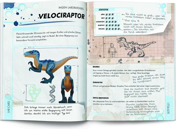 Actual product image LEGO® Jurassic World™ – Das grosse Dinosaurierbuch (German, 2023)