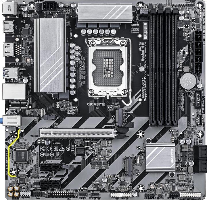 Immagine prodotto Gigabyte MB GBT Intel 1851 B860M D3HP (Presa S1, Intel B860, mATX)