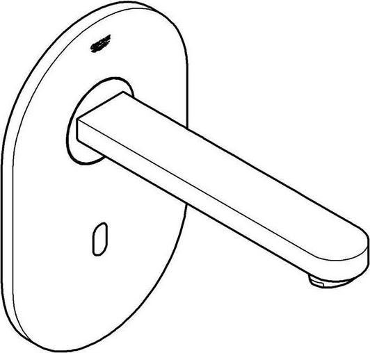 Image du produit Grohe Électronique infrarouge Eurosmart CE pour robinetterie murale de lavabo sans mélangeur
