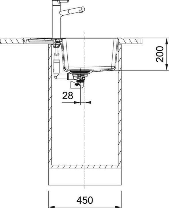 Actual product image Franke 114.0681.428 (Fitted sink, 50 cm, 60 cm)