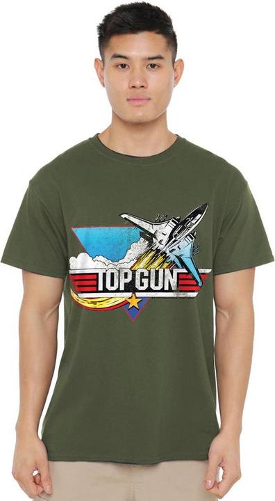Immagine prodotto Top Gun Maglietta Logo Effetto Invecchiato Uomo (XXL)