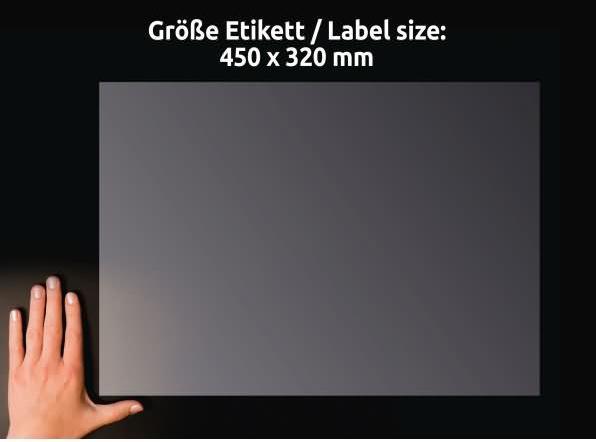 Actual product image Avery Antimicrobial labels, removable, transparent