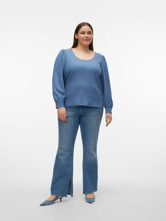 Immagine prodotto Vero Moda Vestibilità regolare Scollo a U Curve Taglio manica voluminoso Top Camicetta (48, 50)