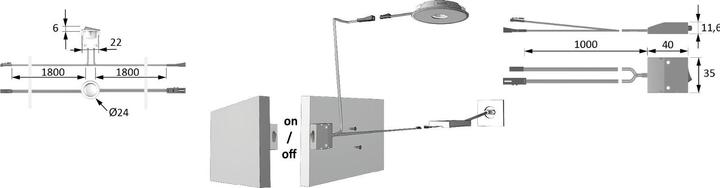 Actual product image Halemeier Insert switch 12 V