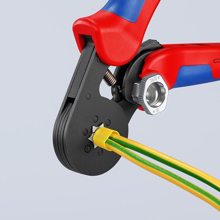 Produktbild Knipex Selbsteinstellende Crimpzange für Aderendhülsen (180 mm)
