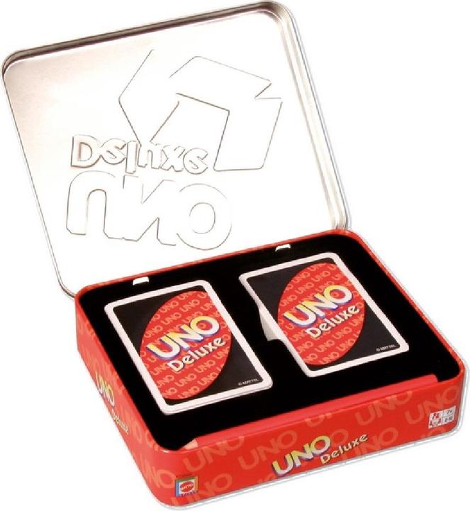 Produktbild Mattel Games Uno Kartenspiel Deluxe in Metalldose (Deutsch, Französisch, Italienisch)