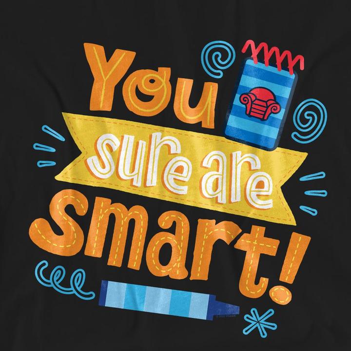 Actual product image Blue's Clues & You! Unisex Adult You Sure Are Smart! T-Shirt (L)