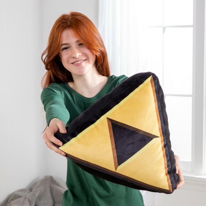 Actual product image Tomy The Legend of Zelda Mocchi-Mocchi plush figure Triforce 37 cm (44 cm)