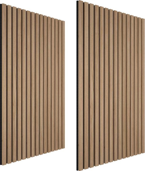 Actual product image tectake Set of 2 acoustic panels Sonic Wall wood look (2 pcs.)