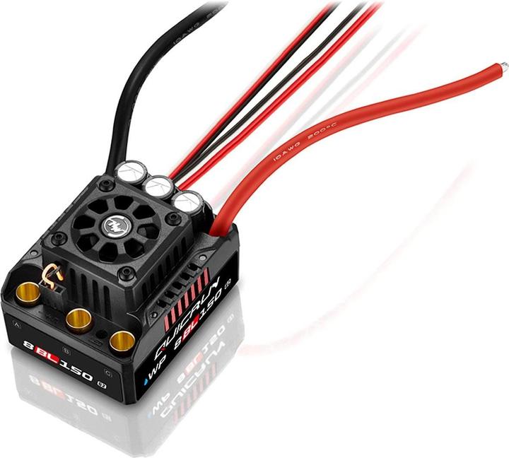 Actual product image Hobbywing QuicRun WP8BL150 G2 Brushless ESC 150A 3-6s for 1/8th scale