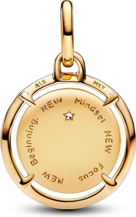 Actual product image Pandora Me Scarab Medallion (Enamel, Metal, Gold plated)
