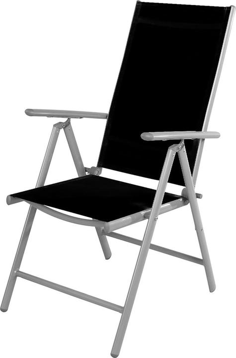 Actual product image Mojawo Garden set 3-piece 90x90cm Aluminium / Non-Wood Silver / Black (90 cm)