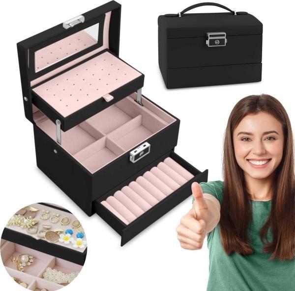 Produktbild Massido Jewelry box MS-704 - black