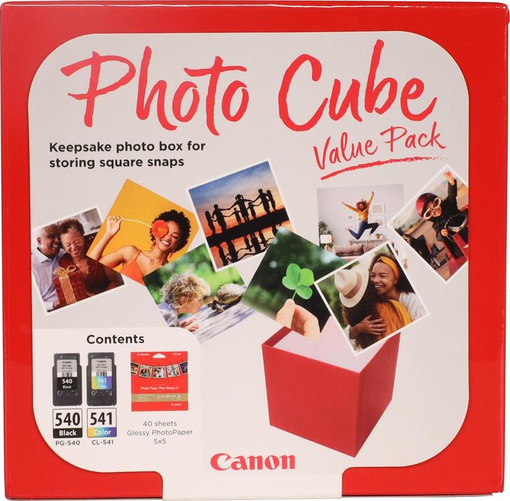 Image du produit Canon PG-540 / CL-541 Photo Cube Value Pack PP-201 13x13 cm 40 fls (M, C, CF, Y)