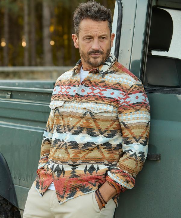 Produktbild Joe Browns Earthy Tone Aztec Long Sleeve Shirt (XL)