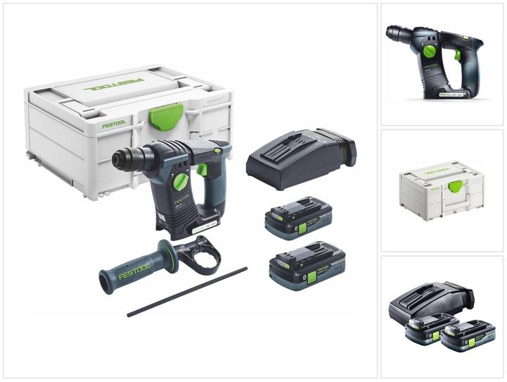 Image du produit Festool Perforateur sans fil BHC 18 HPC 4,0 I-Plus (Fonctionnement sur batterie)