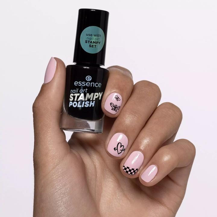 Produktbild essence Nagellack Nail Art Stampy Polish 01 Perfect match (01 Perfect match, Farblack)
