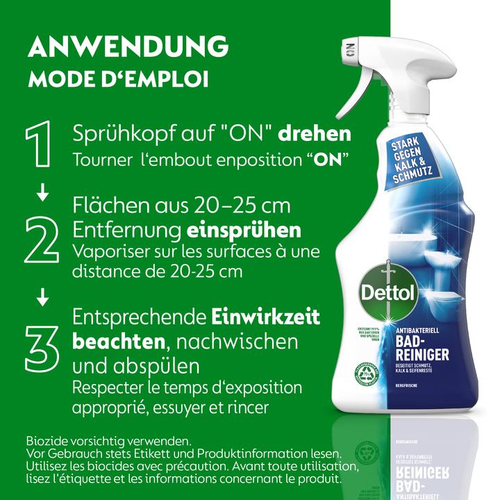 Image du produit Dettol Nettoyant pour le bain