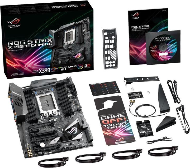 Actual product image ASUS ROG Strix X399-E Gaming (TR4, AMD X399, E-ATX)