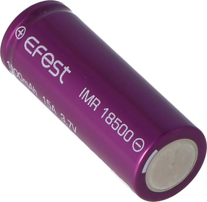 Produktbild Efest Akku Purple IMR18500 - (Button Top, ungeschützt) (1 Stk., 18500, 1000 mAh)