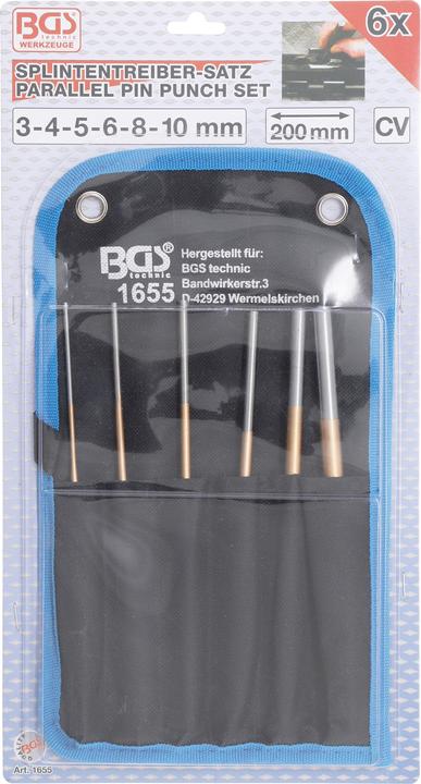 Actual product image BGS Pin Punch Set 200 mm 3 - 10 mm 6 pcs. (200 mm)