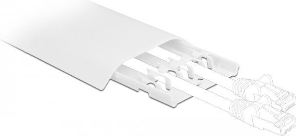 Produktbild Delock Kabelkanal selbstklebend 85x10mm 2 Stück we (Kabelkanal, 30 cm)