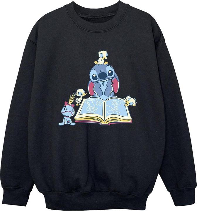 Immagine prodotto Disney Lilo & Stitch Reading A Book Felpa Ragazzi (152, 158)
