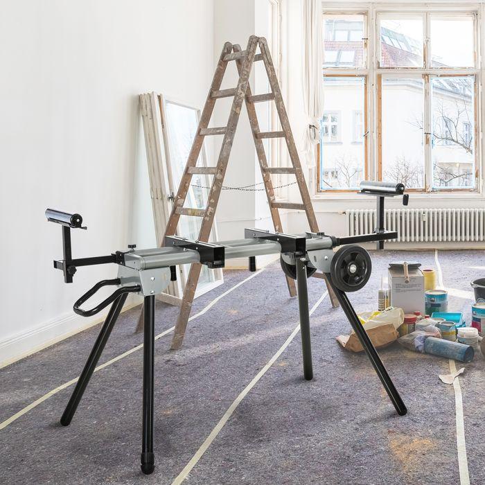 Image du produit Swisshandel24 Support pour scies à onglets Table de travail pour scies à onglets et radiales Support pour scies à (73 cm, 245 cm)