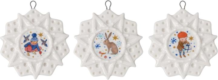 Actual product image Hutschenreuther Collector's set 21 Christmas gifts Mini stars 3pcs