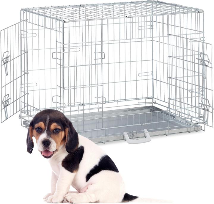Produktbild Relaxdays Hundekäfig (Hund, Faltbar)