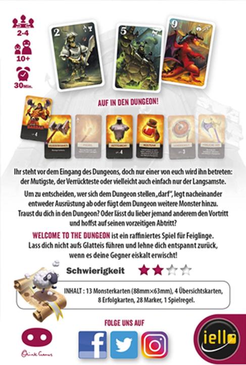 Produktbild Welcome to the dungeon (Deutsch, Englisch)