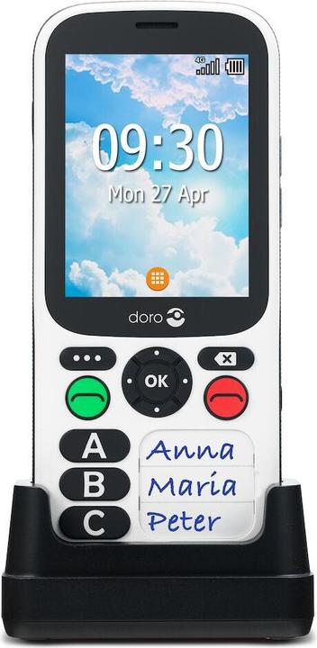 Doro 780X IUP Black/White (2.80", 4G)