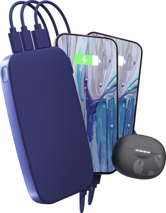 Image du produit Fresh'N Rebel Fresh 'n Rebel Powerbank 18000 mAh Blue (18000 mAh, 20 W, 66.60 Wh)
