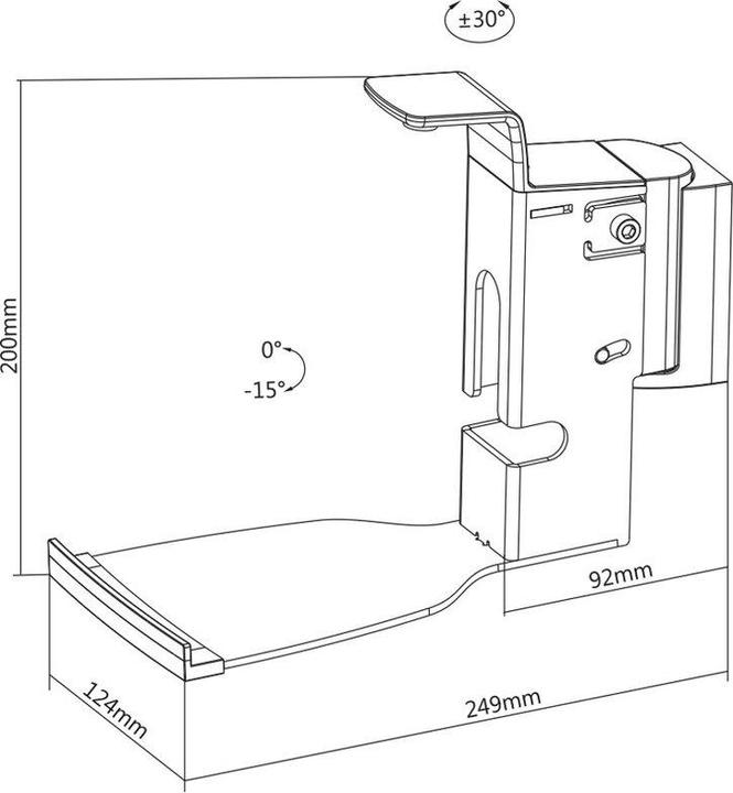 Actual product image Xantron Sonos PLAY:5(gen2) Sonos Five Wall Mount PREMIUM-SB5