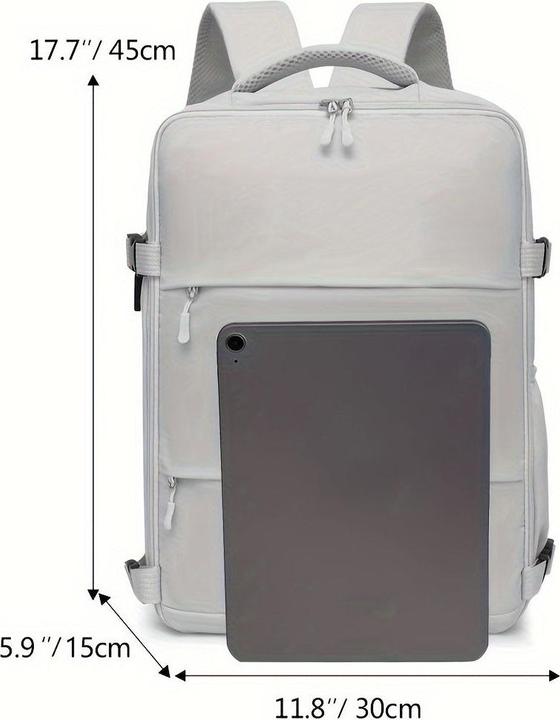 Actual product image Only-Bags.Store Vielseitiger Reiserucksack mit Schuhfach - stylisches und strapazierfähiges Nylon, verstellbare