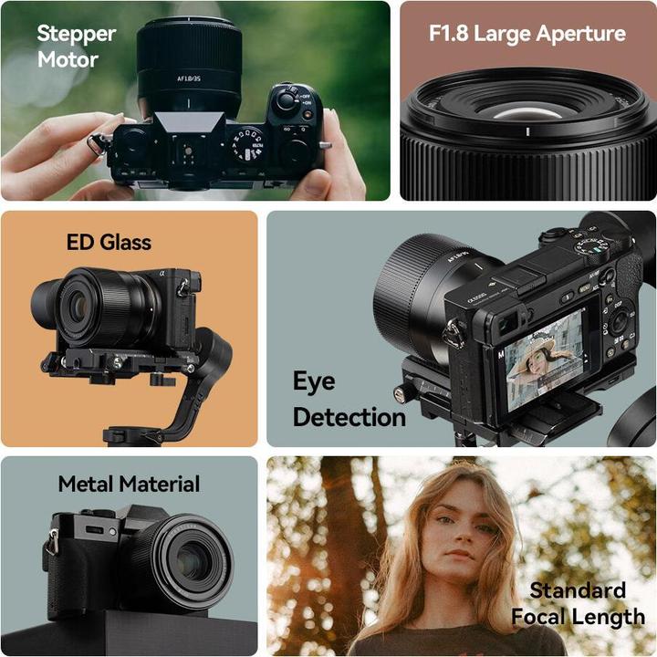Actual product image TTArtisan AF 35mm F/1.8 Sony E (Sony E, APS-C / DX)
