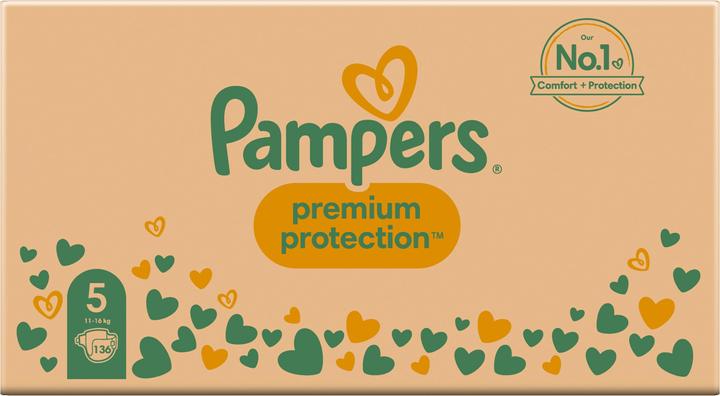 Image du produit Pampers Protection premium (Taille 5, Pack mensuel, 136 pièce(s))