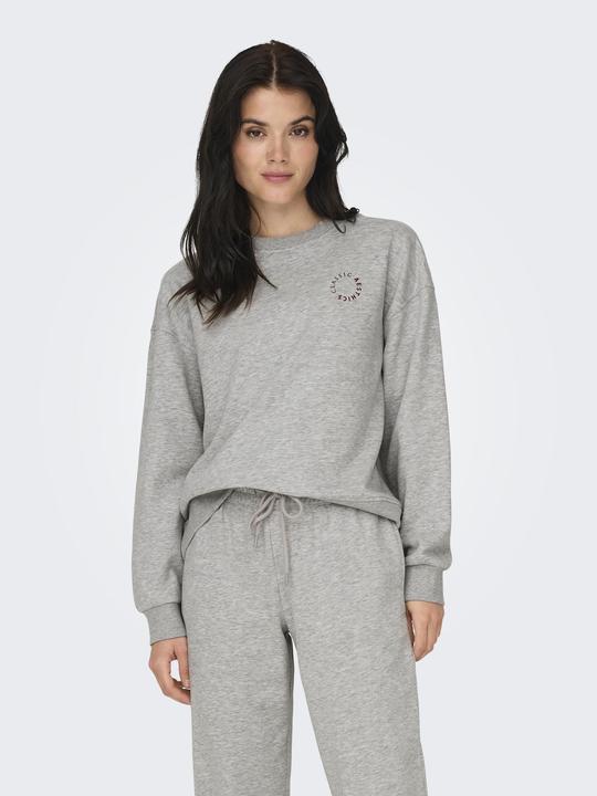 Produktbild JdY Locker geschnitten Rundhals Tief angesetzte Schulter Sweatshirt Sweatshirt (XS)