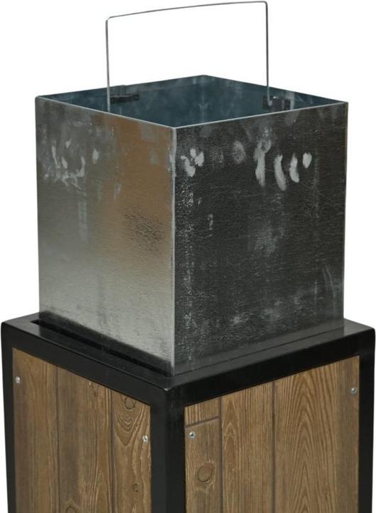 Immagine prodotto Aristar Cestino dei rifiuti con rivestimento in legno (50 l)